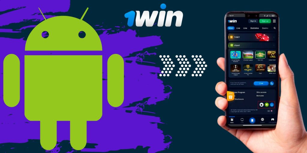 1win aplicativo móvel para android