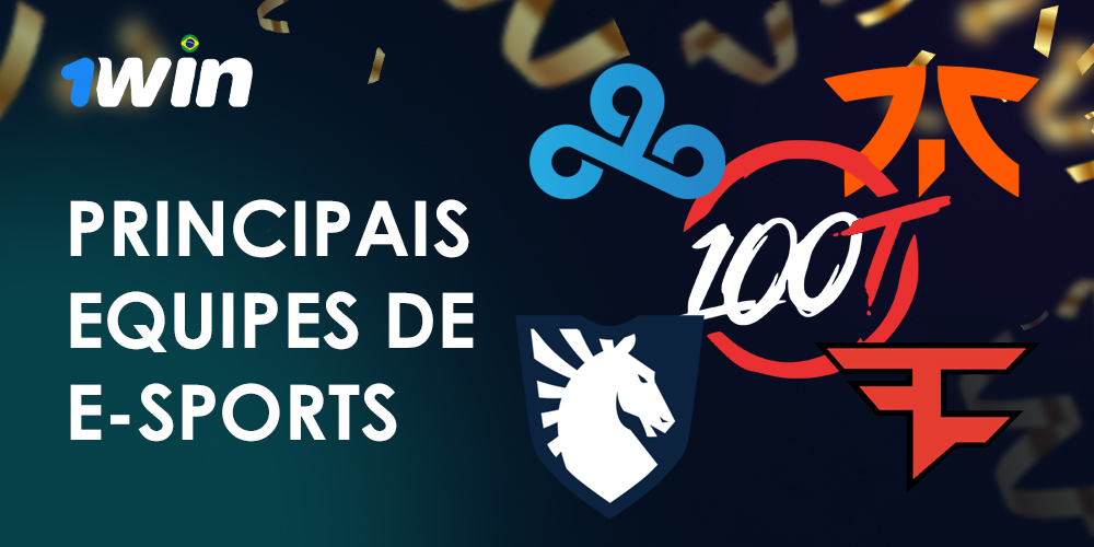 As melhores equipes de esportes eletrônicos disponíveis para apostas em 1Win