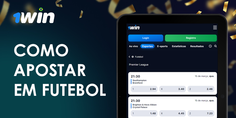 Como os usuários brasileiros podem começar a apostar no futebol no 1Win