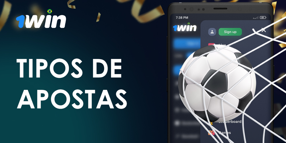 Que tipos de apostas de futebol estão disponíveis para os torcedores que apostam no 1Win